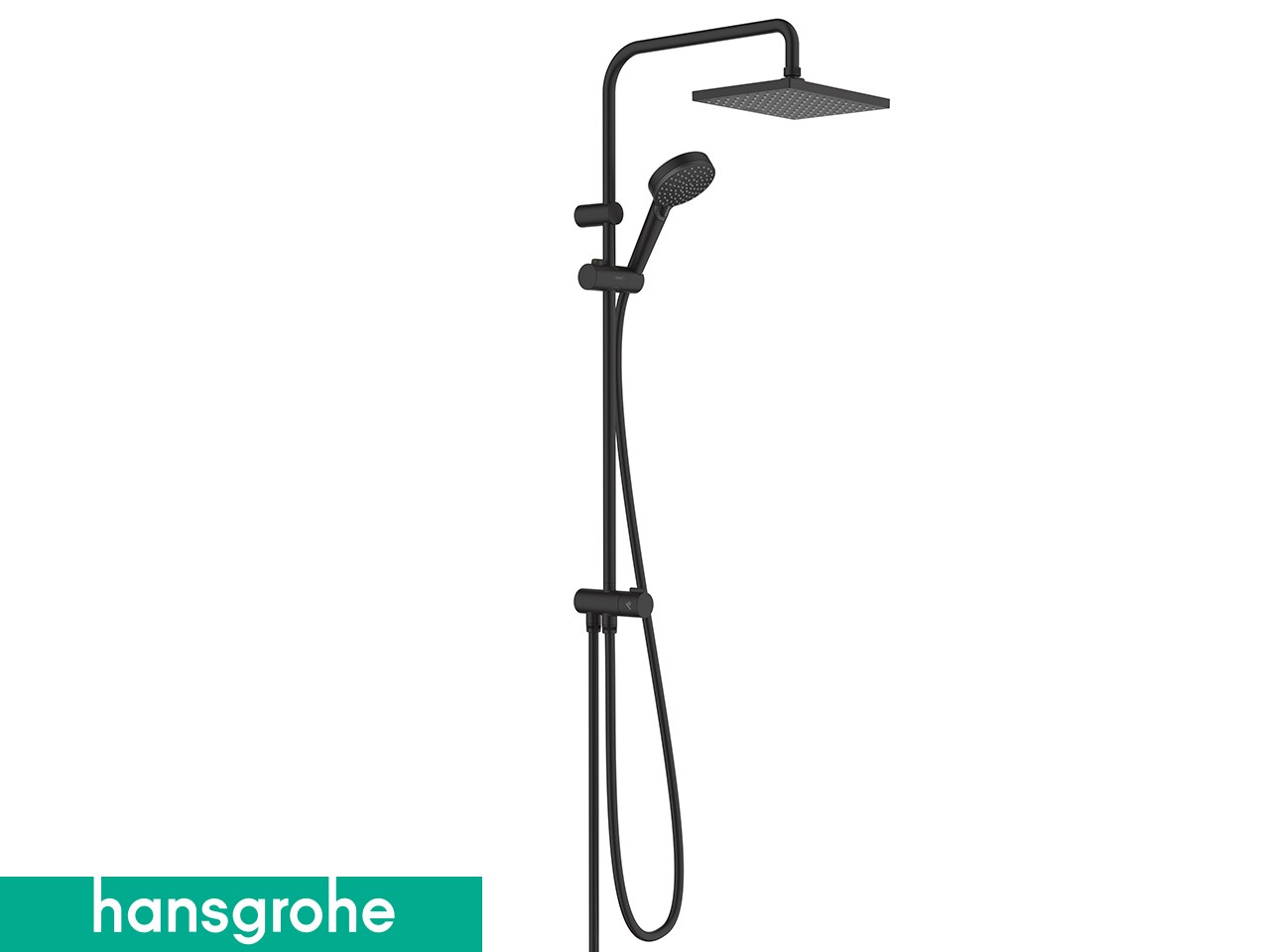Colonne de douche Hansgrohe® Vernis Shape Showerpipe 230 noir mat