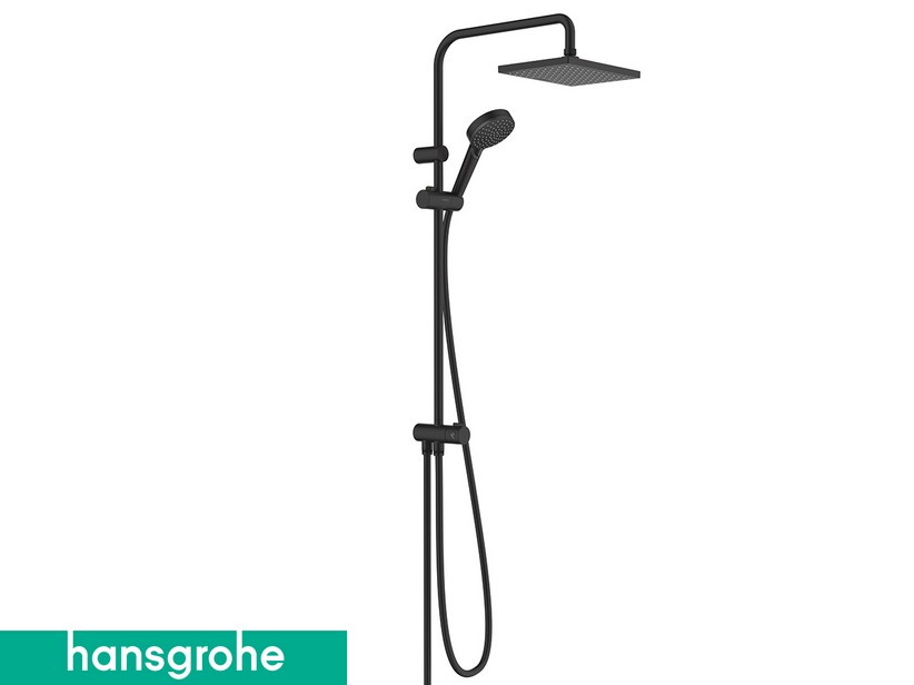 Duschgarnitur Hansgrohe® Vernis Shape Showerpipe 230 Schwarz matt