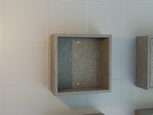 Étagère cube COMPACT-39 mélèze gris