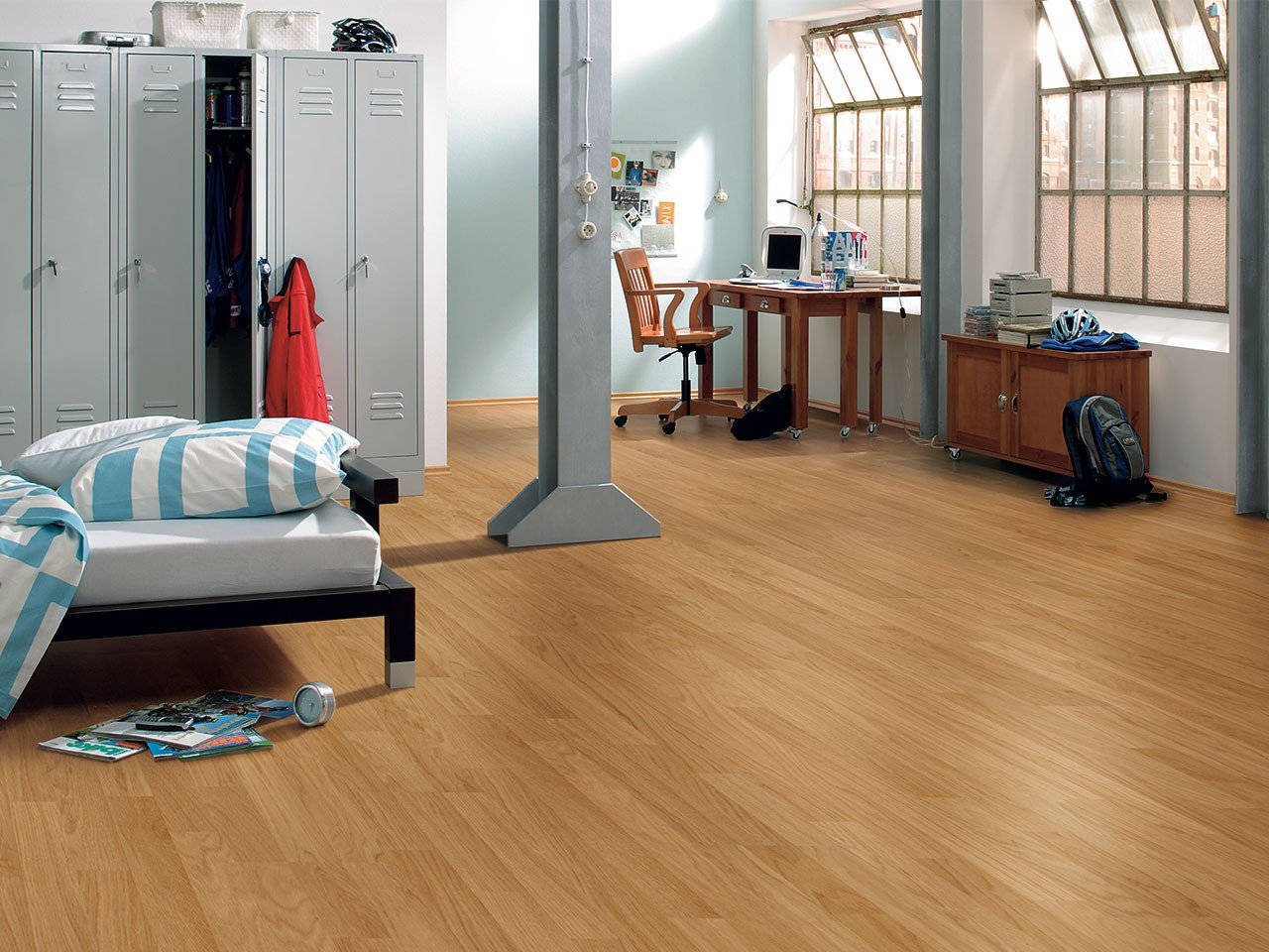 LAMINATBODEN OAK HOLZOPTIK NATUR AC3 - Iperceramica