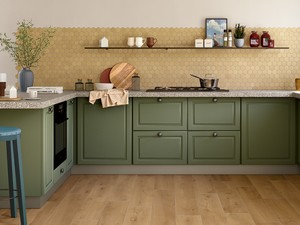 Creta Ocra Mosaic 29x27 Stoneware Yellow Terracotta Effect