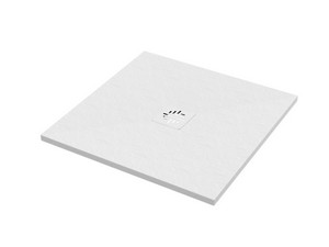 CRYPTO SQUARE SHOWER TRAY cm 90X90 H2,5 RESIN WHITE