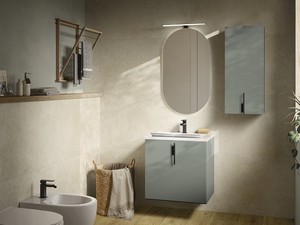 Armoire de salle de bains DESK 36xH84 cm vert mat