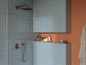Carrelage Diamante Azure 7,5x15 métro bleu ciel