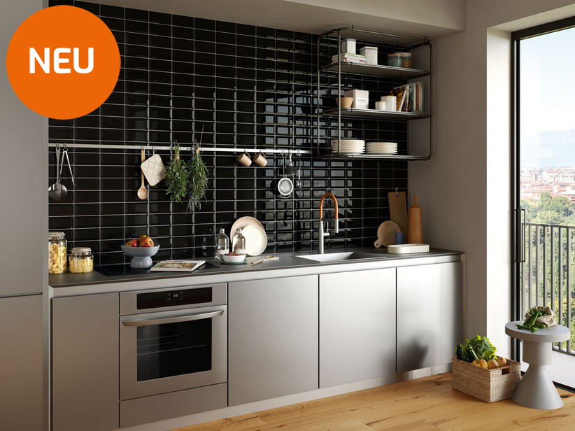 Küche Wandfliese Einbrand-Diamanteffekt glänzend - Diamante