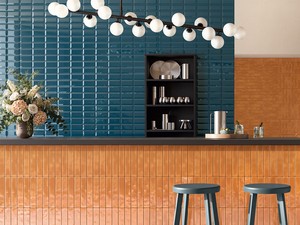 Carrelage Diamante Teal 7,5x15 métro bleu pétrole