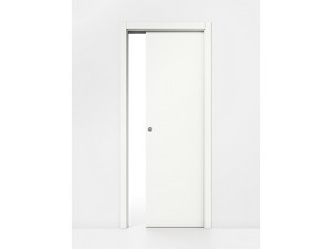 Easy In-Wall Sliding Door 60xh210 cm White