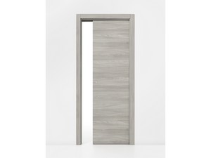 Easy In-Wall Sliding Door 60xh210 cm Quarzite Grey