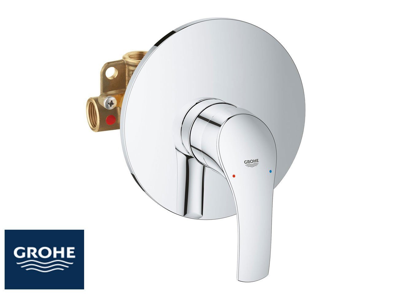 GROHE® EUROSMART NEW MISCHER EINHEBEL BADEWANNE UNTERPUTZ CHROM