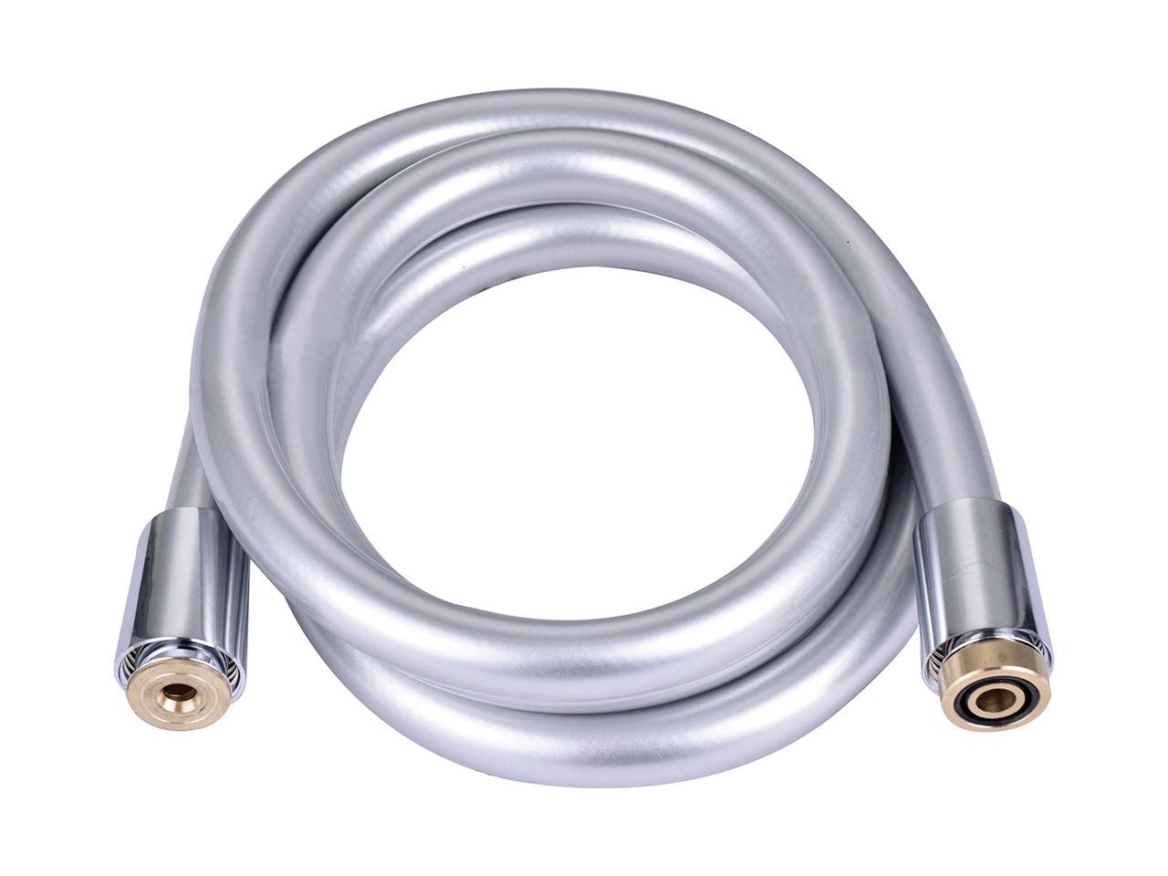 Tubo Doccia Antitorsione 2 Metri - Acciaio Inox, Raccordo Ottone, Alta Pressione, Argento - Foto 13