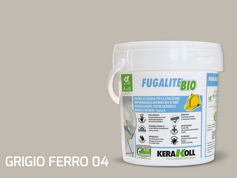Kerakoll Fugalite Bio Grigio Ferro 04 3Kg - Stucco Epossidico