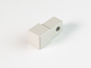 Embout Global Square aluminium béton crème 10mm