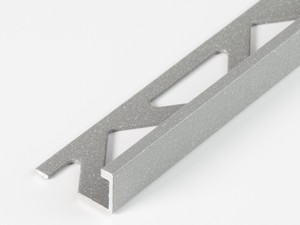 Global Floor Angular Profile In Concrete Aluminium Pearl Grey Finish Thickness 10mm Length 2,7M