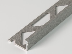 Global Floor Angular Profile In Concrete Aluminium Grey Finish Thickness 12,5mm Length 2,7m