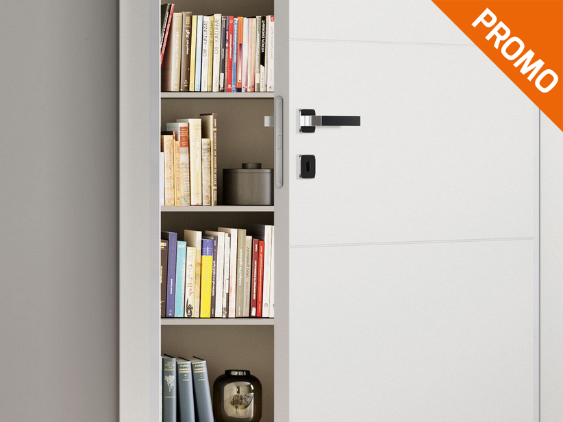 Porte a Battente Groove Laccato Bianco