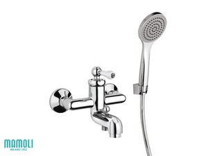 Ensemble baignoire Toscana équipé chrome