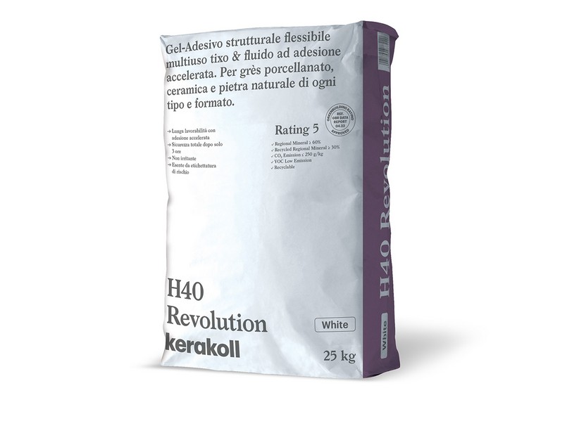 Kerakoll H40 Revolution Bianco 25Kg - Colla Rapida