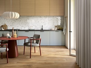 Hamptons Cognac 24x120 Porcelain Tile - Stripped Oak Effect