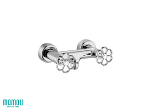 Mélangeur mural douche Hipster chrome