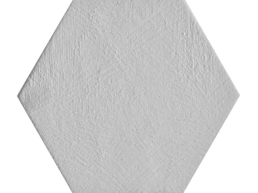 Carrelage grès cérame hexagonal Hopi 21x10,5x18,2 gris taupe