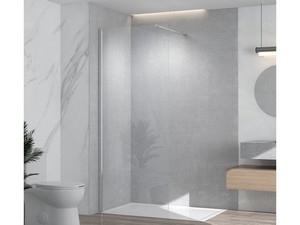 Hype Walk-In Fixed Panel cm 70 H195 6 mm Transp. Glass Chrome Profiles
