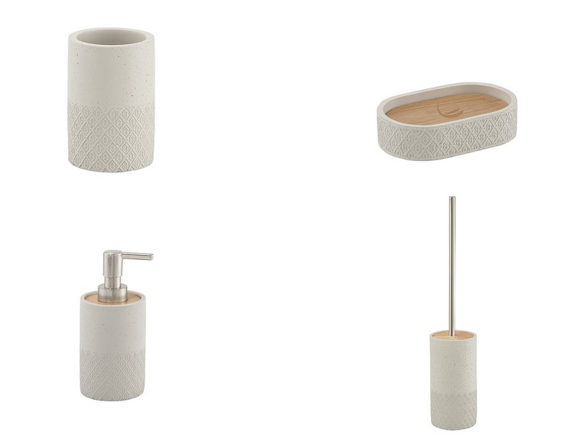 Accessoires salle de bains série Ivy