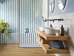 Wandfliese Jelly White 5x25 Einbrand Weiß glänzend