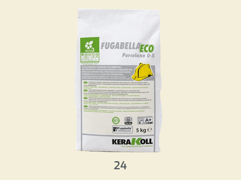 Fugenmörtel auf Zementbasis Jasmine 5kg - Kerakoll Fugabella Eco 0-5 Jasmine 24