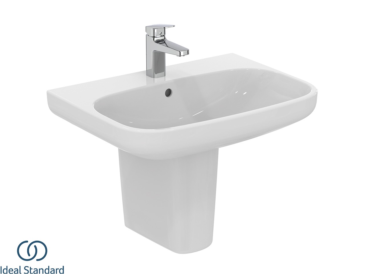 Lavabo Ideal Standard® I.Life A 65 Cm In Ceramica Bianco - Iperceramica