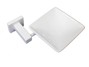 Porte-savon Madison blanc mat