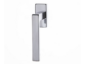 Square Window Handle Glossy Chrome