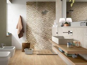 Mosaico Marmo Mini Teseo Emperador 30,5X30,5 Beige/Marrone