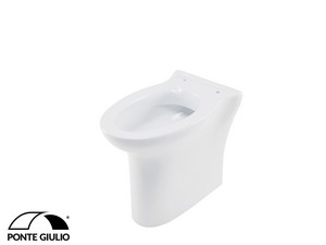 ROSSARI2 FLOOR-MOUNTED BACK-TO-WALL PAN FOR DISABLED H47 cm WHITE