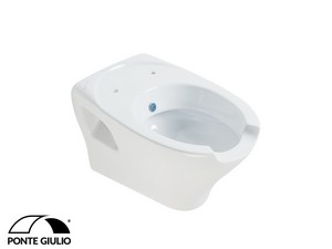 Behindertengerechtes Hänge-WC/Bidet S130 mit Öffnung vorne Weiß