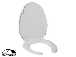 WC-Sitz Casual+ mit Öffnung vorne Weiß
