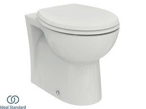 WC à poser adossé au mur Ideal Standard® Quartz-Eurovit blanc brillant