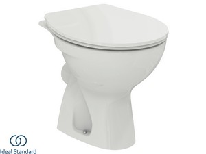 Distanziertes Stand-WC Ideal Standard® Quarzo-Eurovit Abfluss an der Wand Weiß glänzend