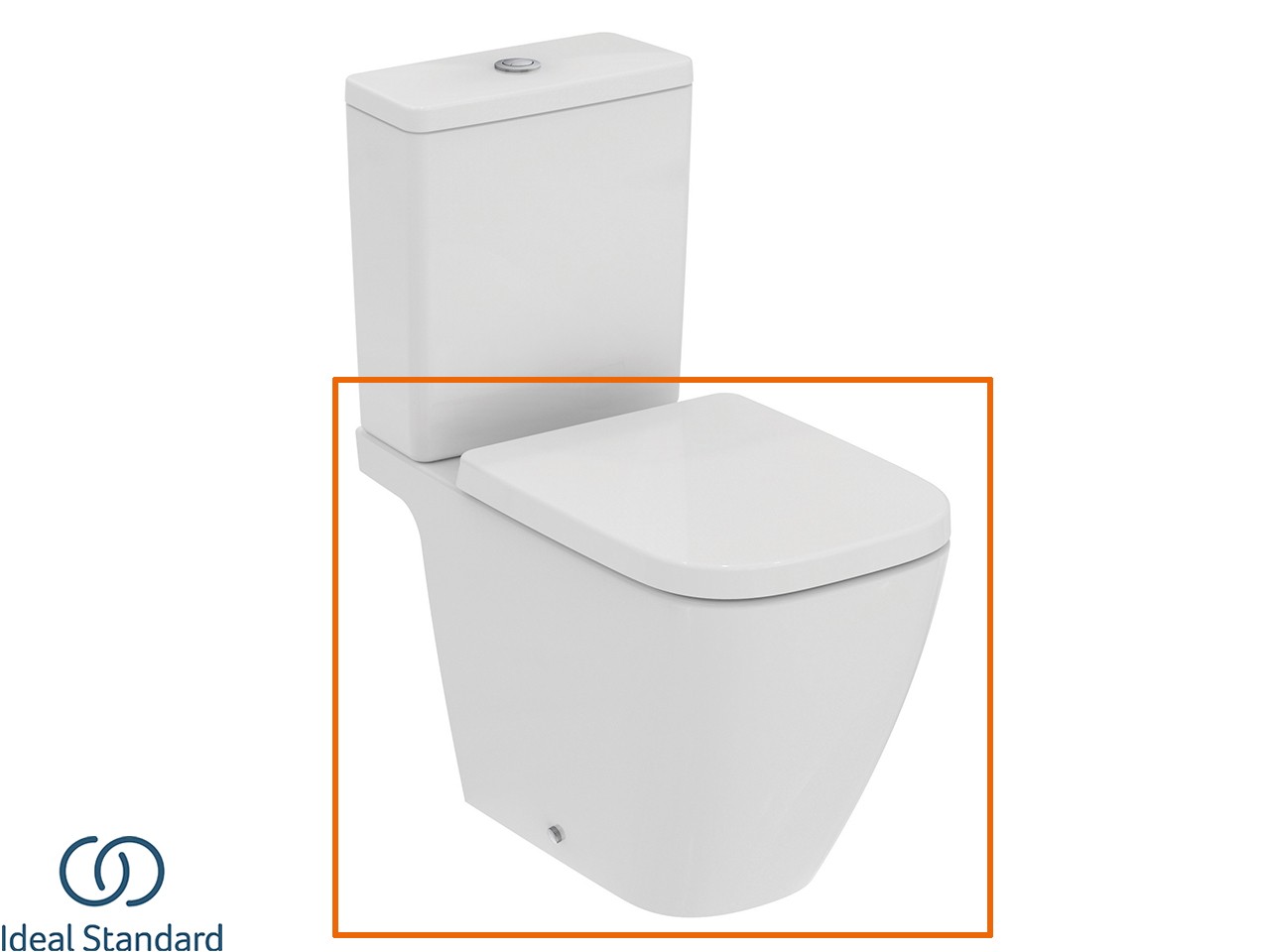 Wc Monoblocco Ideal Standard® I.Life B Rimless Bianco - Iperceramica