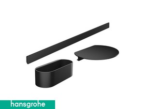 Accessoires pour baignoire Hansgrohe® WallStoris noir mat