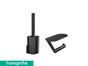 Accessoires pour wc Hansgrohe® WallStoris noir mat