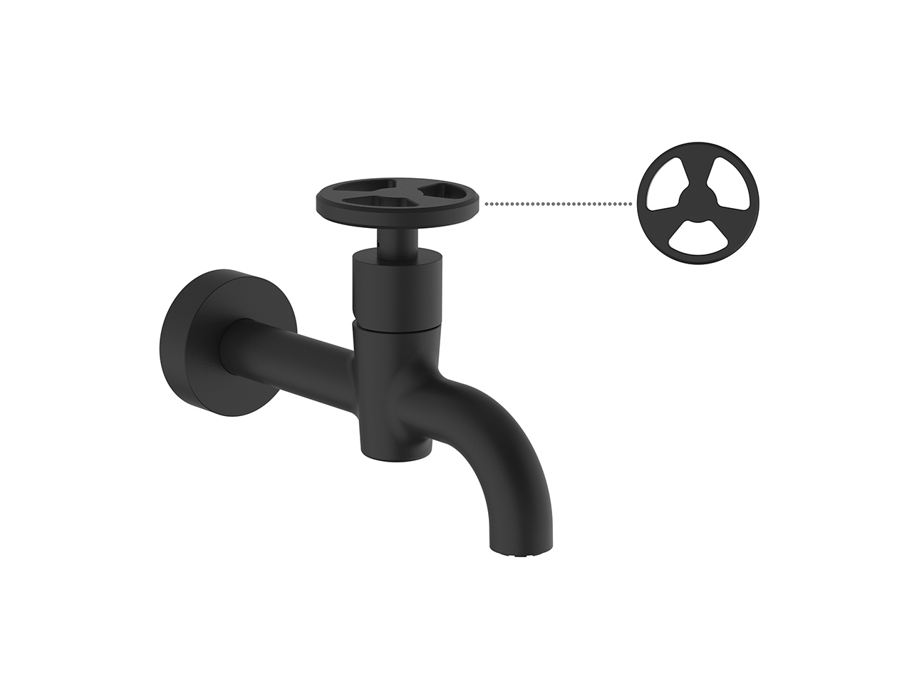 Hurran Rubinetto Bagno Nero Opaco – Miscelatore Monocomando In Acciaio Inox 304, Anticorrosione - 6