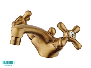 Armatur für Waschbecken EPOQUE mit Abfluss Einloch Bronze