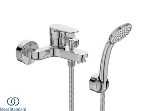 Einhebelarmatur für Badewanne an der Wand IDEAL STANDARD® CERAFINE O mit Duschsatz Chrom
