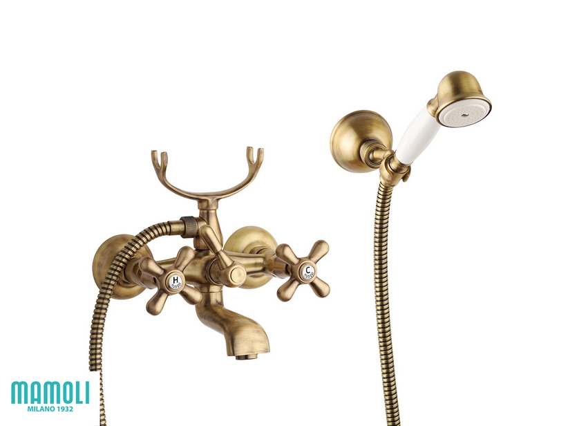 Armatur für Badewanne mit Duschsatz EPOQUE Bronze