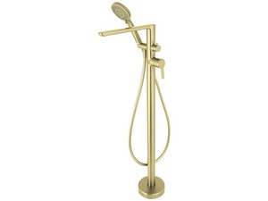 ARNIKA FREESTANDING BATH MIXER BRUSHED GOLD FINISH