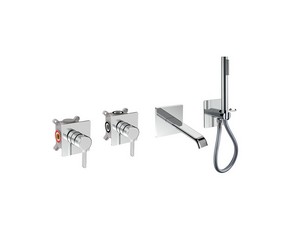 Einbau-Badewannearmatur mit Handbrause Ania Einhebel Chrom