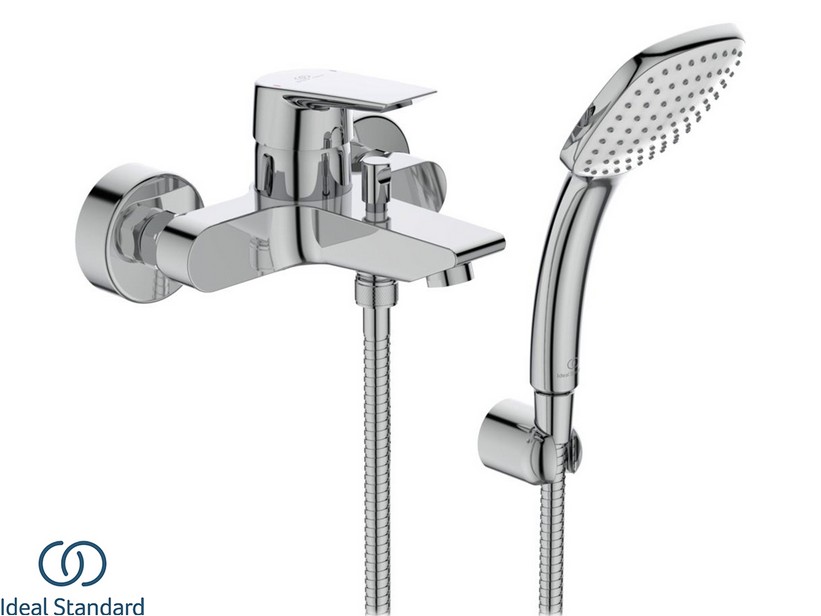 Einhebelarmatur für Badewanne mit Duschsatz IDEAL STANDARD® CERAMIX Chrom