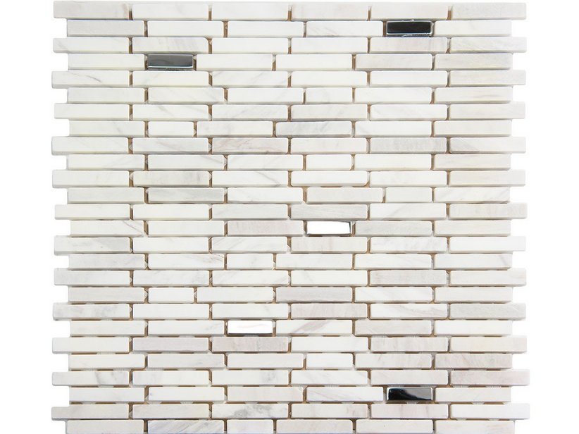 Mosaico Marmo Capitol White 31X31 Bianco