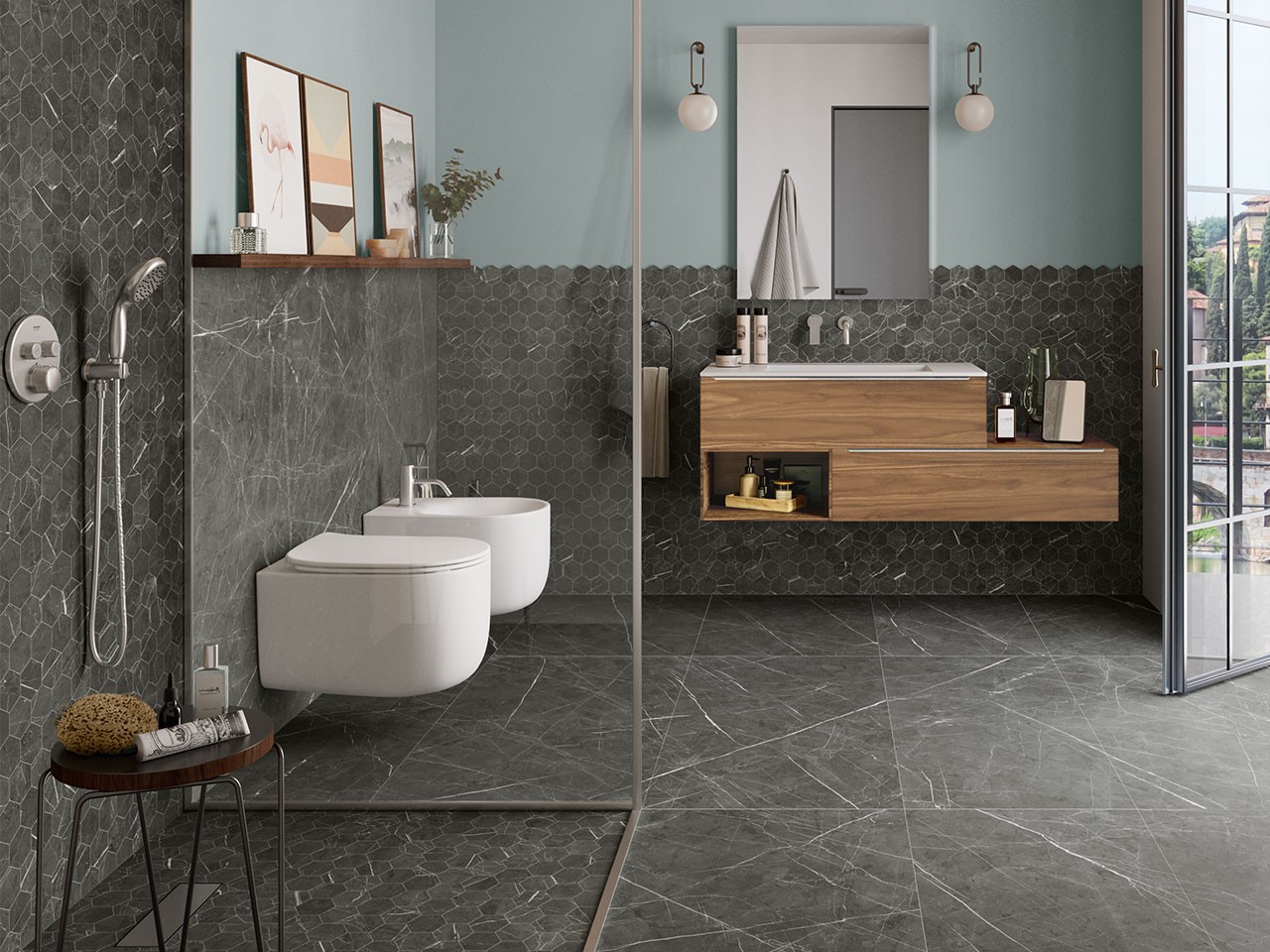 Salle de bain en marbre noir : comment la concevoir