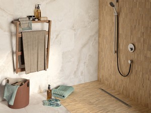Mosaïque Hamptons Cognac 29,9x29,3 grès cérame effet chêne décapé